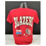 VTG Blazers 1990 NBA Finals Single Stich Tee