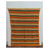 Vintage Retro Afghan Granny Blanket