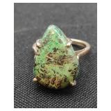 .925 Sterling Silver Stone Statement Ring