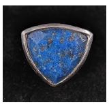 .925 Sterling Silver Deb Guyot Lapis Lazuli Ring
