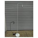 White Metal Minimalist Floor Lamp