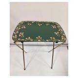 Set of Four Beautiful Vintage TV Tray Tables