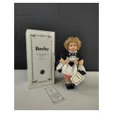 Hamilton Heritage "Becky" Porcelain Doll