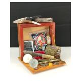VTG Box Patches Belt Buckle Knives & Lighters
