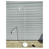 White Metal Minimalist Floor Lamp