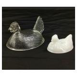 Vintage Hen on the Nest Tops Only