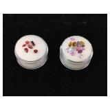 3 Ct Tw Faceted Amethyst Gemstones