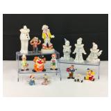 Vintage Porcelain & Ceramic Clowns