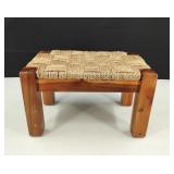 Small Woven Foot Stool