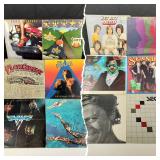 LP Vinyl Records The Cars Van Halen The Police +