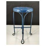 Vintage Metal & Wood Stool