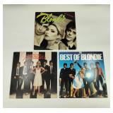 3 Vintage Blondie LP Vinyl Records
