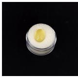 5 Ct Tw Yellow Cabochon Oval Sapphire Gemstone