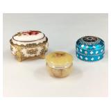 VTG Ornate Musical Trinket Box Stone Box & More