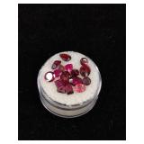 7 Ct TW Faceted Garnet Gemstones