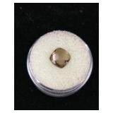 2 Ct Light Gray Faceted Sapphire Gemstone