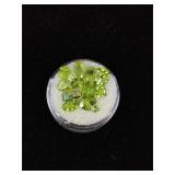 8 Ct Tw Faceted Peridot Gemstones