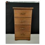 Small Mid Century Side Table with Drawers