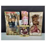 4 Vintage Bisque & Porcelain Dolls