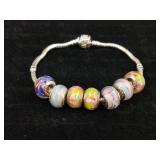 .925 Sterling Silver Pandora Bracelet & Charms