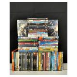 67 Mixed Genre DVDs Action Kids & More