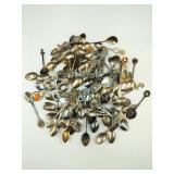 Large Amount if Vintage Souvenir Spoons