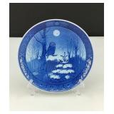 1974 Royal Copenhagen Winter Twilight Plate