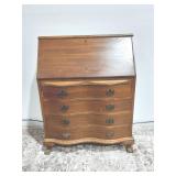 VTG Drop Front Wooden Secretary Desk