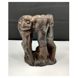 VTG Hand Carved African Makonde Ujamaa Figure
