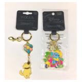 Loungefly Pixar 'Dug' & Disney Stich Key Chains