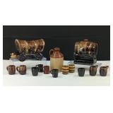 VTG Keg & Covered Wagon Decanters & More