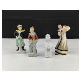 VTG Porcelain Asian Figures Shafford Monk & More