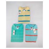 1990s Del Rey Striped Polo Shirts Boys Size 6
