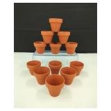 12 Mini 2' Terracotta Pots Germany