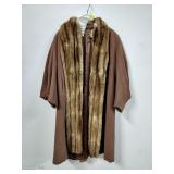 1940s Youthmore 100% Wool Fur Trimmed Jacket