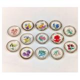 13 Royal Dutch Horticulture Society Mini Plates
