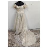 VTG Southern Bell/Bridgerton Wedding Dress XS/S