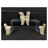 Vintage Ghost Shelf Sitters & Candle Huggers