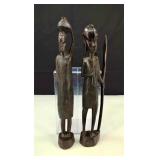 Hand Carved African Tribal Figures