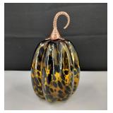 Fancy Glass & Metal Pumkin