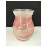 Scentsy Pink Glass Wax Warmer