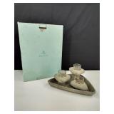 VTG Party Lite Living Stone Candle Holders