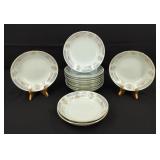 Vintage China Pearl Soup Bowls