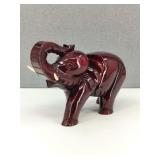 VTG H/C Laquered Asian Elephant Sculpture