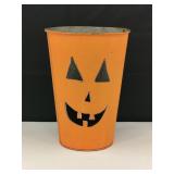 VTG Jack-o-Lantern Garbage Pail