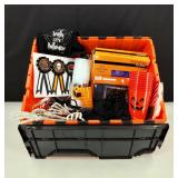 Tote Full of Halloween Supplies