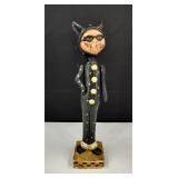 VTG Chalkware Halloween Kitty Cat Girl