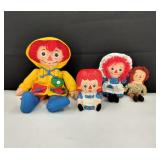 Raggedy Anne Dolls & Planter Pot