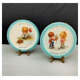 2 VTG American Greetings GIGI Retro Plates