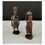 Hand Carved African Tirbal FIgures